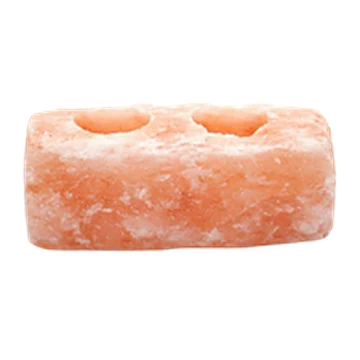 2-Hole Natural Bar Tea Light Holder