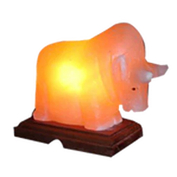 Bull Fighter Shape Salt Lamp