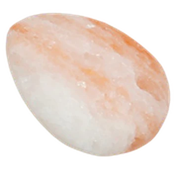 Egg Slab Salt Massage Stone