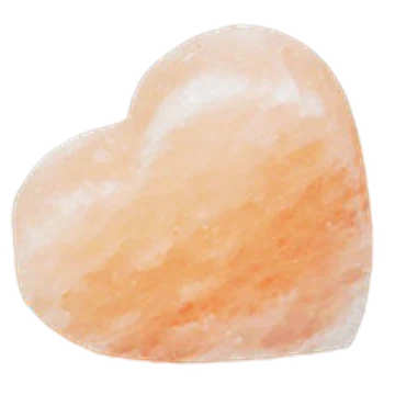 Flat Heart Salt Massage Stone