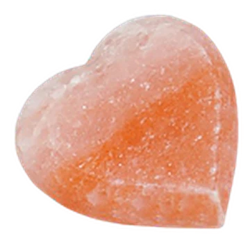 Rounded Heart Salt Massage Stone