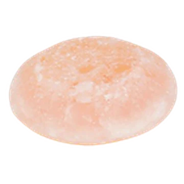 Rounded Slab Salt Massage Stone