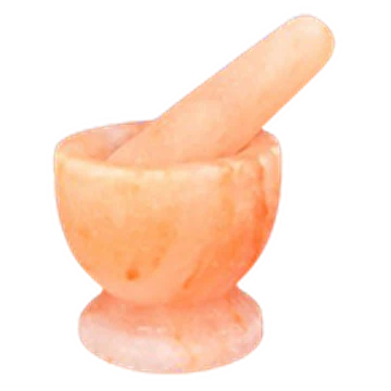 Salt Mortar & Pestle with Protruding Base