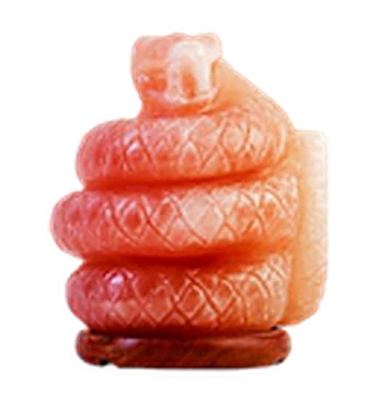 Snake Shape Salt Lamp