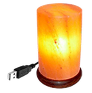 USB Mini Salt Lamp, Cylinder Shape