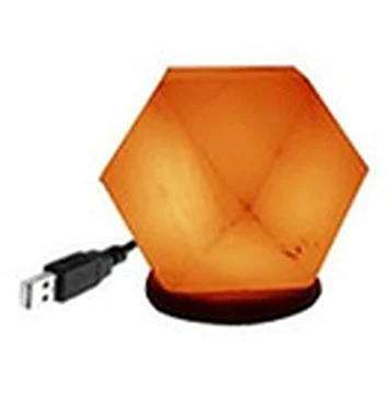 USB Mini Salt Lamp, Diamond Shape