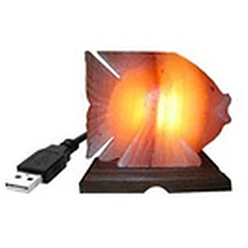 USB Mini Salt Lamp, Fish Shape