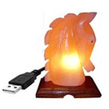 USB Mini Salt Lamp, Horse Head Shape
