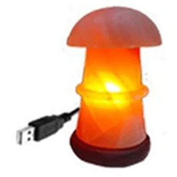 USB Mini Salt Lamp, Mushroom Shape