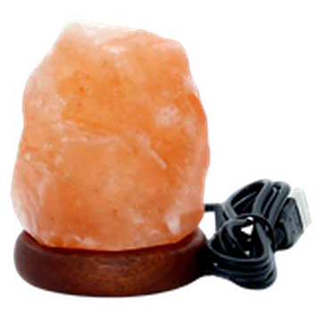 USB Mini Salt Lamp, Natural Shape