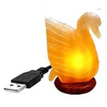 USB Mini Salt Lamp, Swan Shape