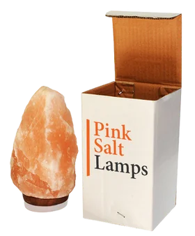 Laminated lamp in a white box