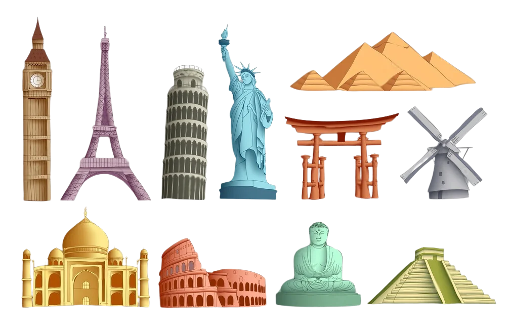 Monuments in salt